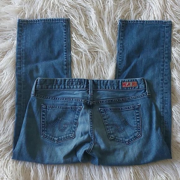 Ag Adriano Goldschmied Denim - Ag Adriano Goldschmied Jeans Tomboy Relaxed Straight Crop Size 28